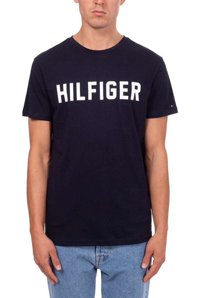 TOMMY HILFIGER - Men's organic cotton logo T-shirt-1
