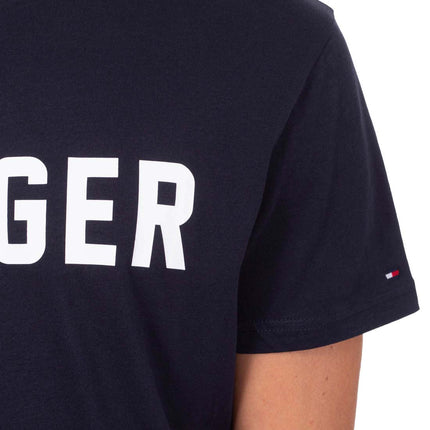 TOMMY HILFIGER - Men's organic cotton logo T-shirt-4