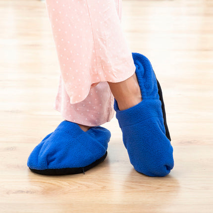 Microwavable Heated Slippers InnovaGoods Blue-6