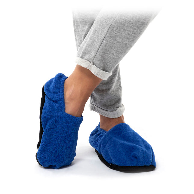 Microwavable Heated Slippers InnovaGoods Blue-3