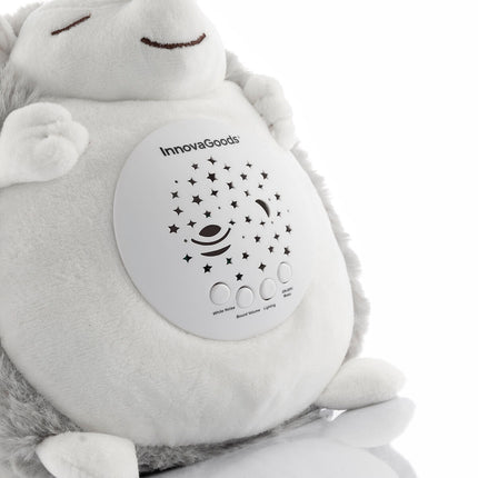 Hedgehog Soft Toy with White Noise and Nightlight Projector Spikey InnovaGoods-2