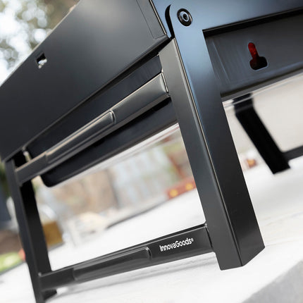 Folding Portable Barbecue for use with Charcoal BearBQ InnovaGoods-8