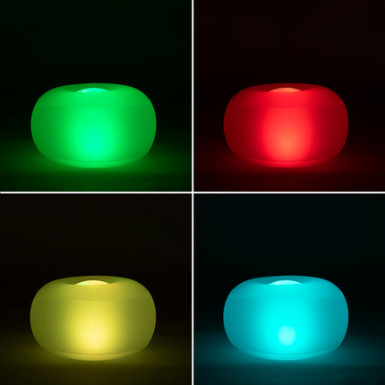 Inflatable Seat with Multicolour LED and Remote Control Pulight InnovaGoods-8