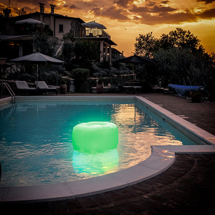 Inflatable Seat with Multicolour LED and Remote Control Pulight InnovaGoods-7