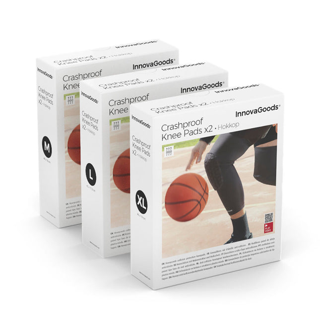 Honeycomb Anti-collision Knee Pads Hokkop InnovaGoods 2 Units
