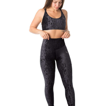 High Waist Velvet Leggings – Adele-6