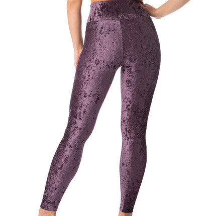 High Waist Velvet Leggings – Adele-2