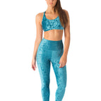turquoise velvet / XS