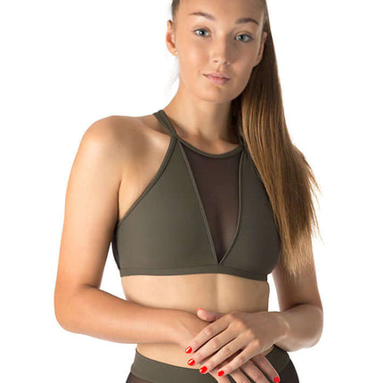 Mesh Sports Bra for Pole Dance & Yoga – Victoria-1