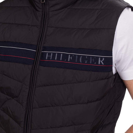 TOMMY HILFIGER - Men's sleeveless jacket with removable hood-4
