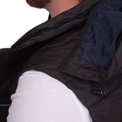 TOMMY HILFIGER - Men's sleeveless jacket with removable hood-16
