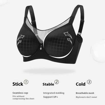Plus Size Traceless Women's Underwear Tube Top Thin Bra