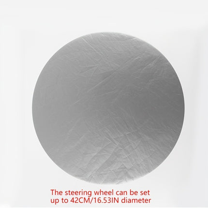2 stuks Hoogwaardige Zonnescherm voor Autostuurwiel, 16,54-inch Universele Pasvorm, Hitte-isolerende Beschermer voor Dashboard en Voorruit, -Verbranding Auto-interieuraccessoire