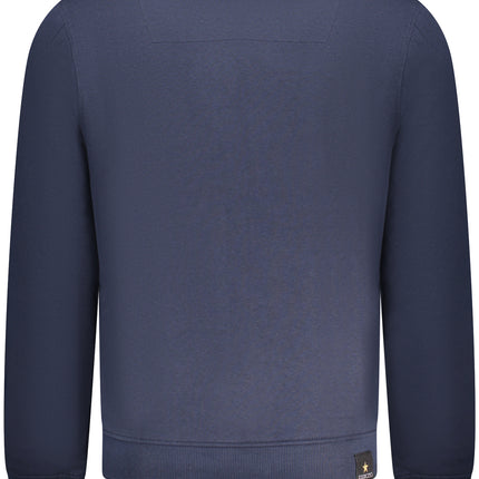 MILITARY ACADEMY MEN'S BLUE ZIP-UP SWEATSHIRT