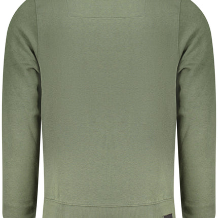 MILITARY ACADEMY MEN'S ZIP-UP SWEATSHIRT, GREEN-1