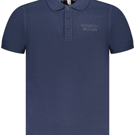 MILITARY ACADEMY MEN'S BLUE SHORT SLEEVE POLO-0