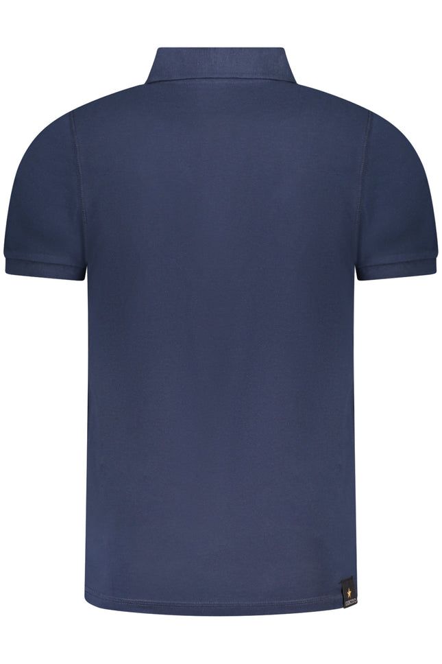 MILITARY ACADEMY MEN'S BLUE SHORT SLEEVE POLO-1