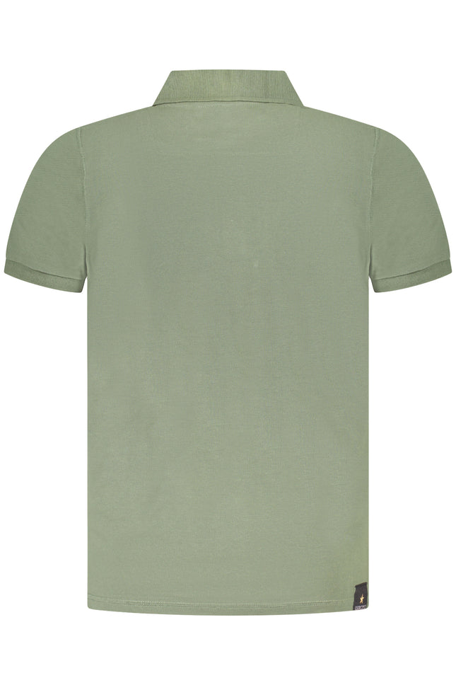 MILITARY ACADEMY MEN'S SHORT SLEEVE POLO GREEN-1
