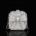Bow Knot Square Silver