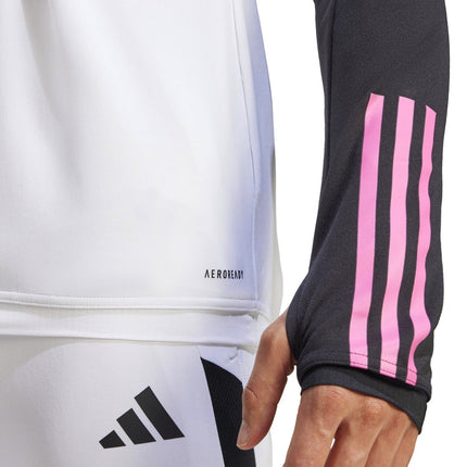 Juventus white training technical soccer sweat top 2023/24 - Adidas-3