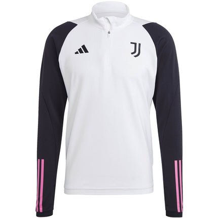 Juventus white training technical soccer sweat top 2023/24 - Adidas-0