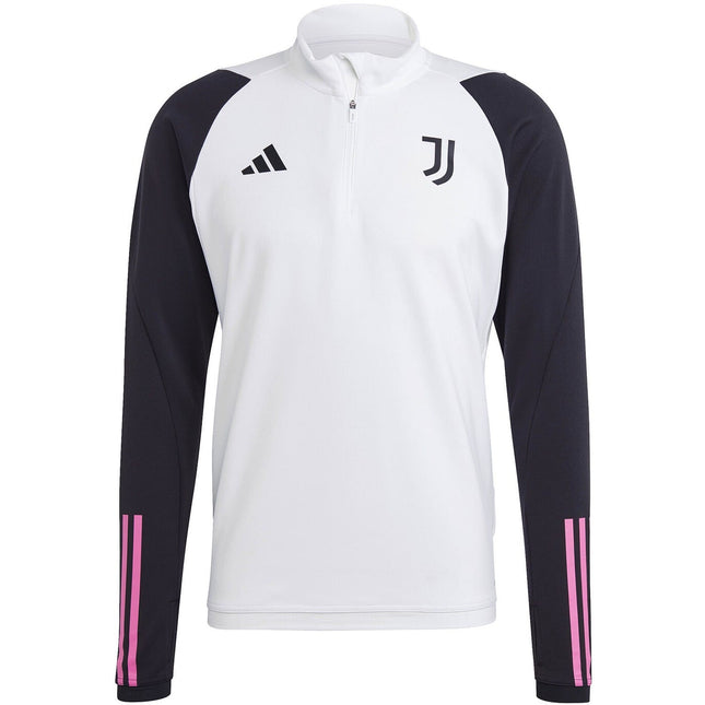 Juventus white training technical soccer sweat top 2023/24 - Adidas-0