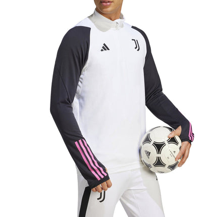Juventus white training technical soccer sweat top 2023/24 - Adidas-4