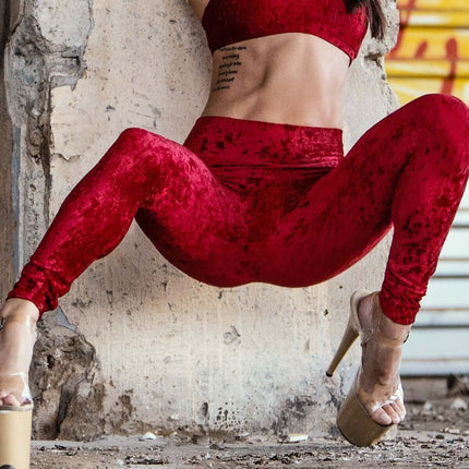 Velvet Leggings, Mid Rise – Adriana-8