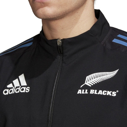 All Blacks black training presentation jacket 2022/23 - Adidas-2