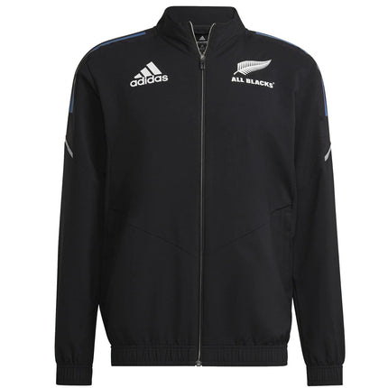 All Blacks black training presentation jacket 2022/23 - Adidas-0