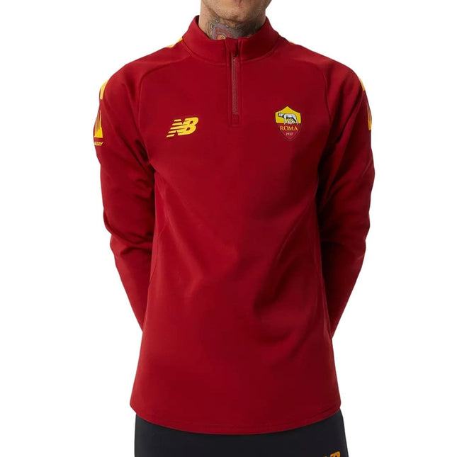 AS Roma training technical Soccer sweat top 2022/23 - New Balance-0