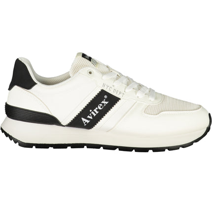 AVIREX MEN'S WHITE SPORTS FOOTWEAR