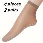kleur koffie - 4 stuks (2 paar) / Een maat