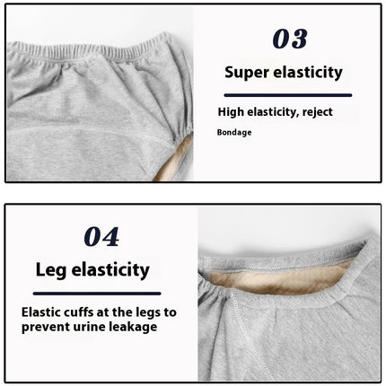 Adult Urine-proof Underwear Men's And Women's Pure Cotton Breathable Keep Dry