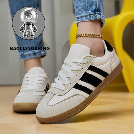 Retro Matcha Groene Schoenen, Patchwork Casual Sneakers, en Slijtvaste Platte Sportschoenen, Trendy Stijl voor Studenten, Dameschoenen
