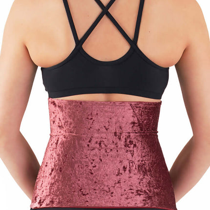 Velvet Back Warmer for Dancers-3