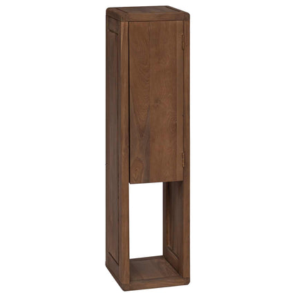 Badkamer Zijkast Naturel 25 X 25 X 100 Cm Massief Teakhout - XdropX
