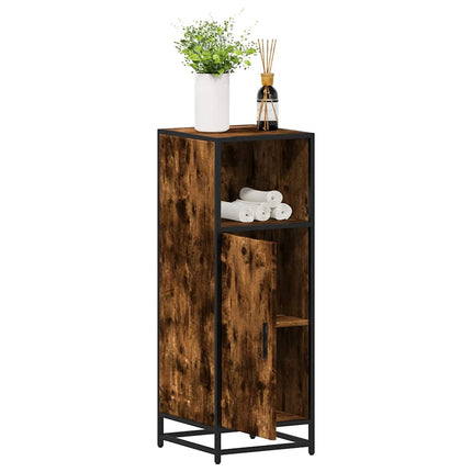 Badkamerkast 35X37,5X100 Cm Bewerkt Hout Kleurig - XdropX