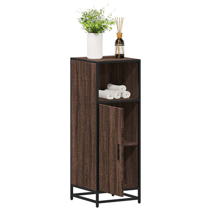 Badkamerkast 35X37,5X100 Cm Bewerkt Hout Kleurig - XdropX