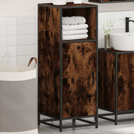 Badkamerkast 35X37,5X100 Cm Bewerkt Hout Kleurig - XdropX