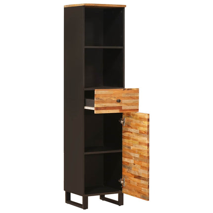 Badkamerkast Artisan Eiken 38 X 33 X 160 Cm Massief Mango Hout - XdropX
