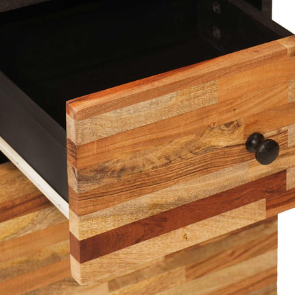 Badkamerkast Artisan Eiken 38 X 33 X 160 Cm Massief Mango Hout - XdropX