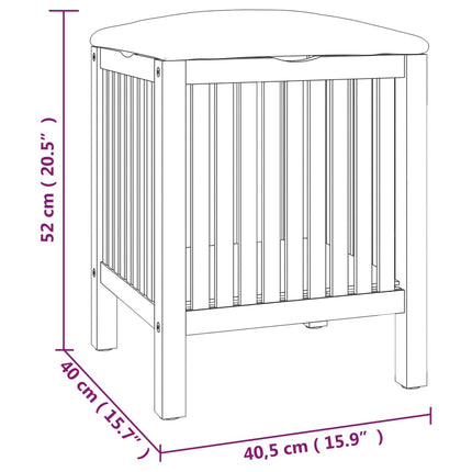 Badkamerkruk 40,5X40X52 Cm Massief Walnotenhout - XdropX