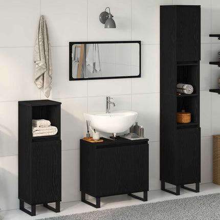 Badkamermeubel Set 3 St 30 X 30 X 190 Cm - XdropX
