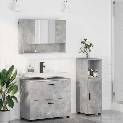 Badkamermeubel Set 3 St Artisan Eiken 76,5 X 35 X 64 Cm - XdropX