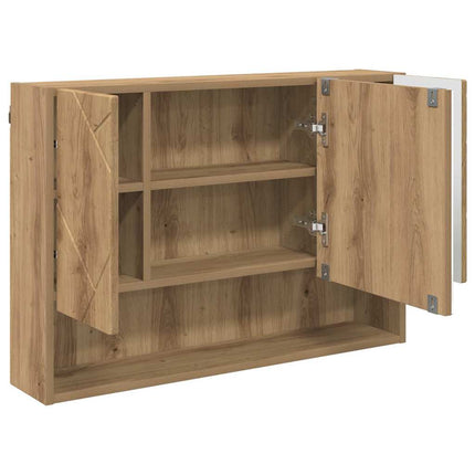 Badkamermeubel Set 3 St Artisan Eiken 76,5 X 35 X 64 Cm - XdropX
