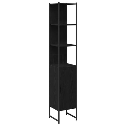 Badkamermeubel Set 3 St Zwart 33 X 33 X 185,5 Cm Bewerkt Hout - XdropX