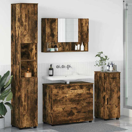 Badkamermeubel Set 4 St Artisan Eiken 35 X 30 X 192 Cm - XdropX