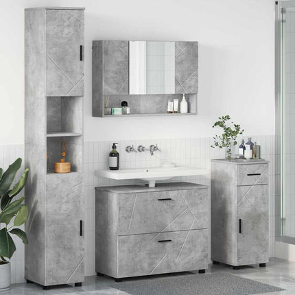 Badkamermeubel Set 4 St Artisan Eiken 35 X 30 X 192 Cm - XdropX