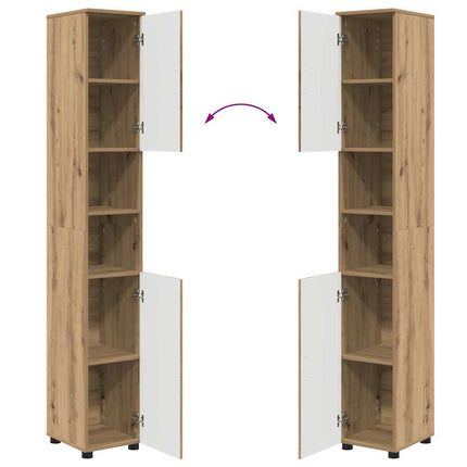 Badkamermeubel Set 4 St Artisan Eiken 35 X 30 X 192 Cm - XdropX
